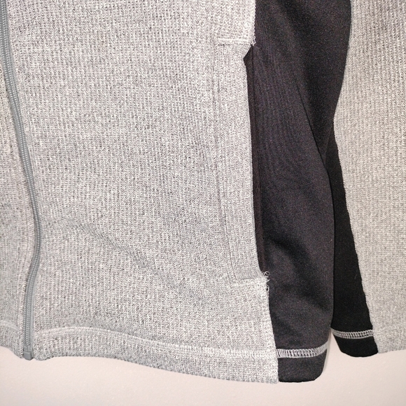 IZOD Advantage Performance Natural Stretch Knit Mock Neck Zip Up Sz. M - Picture 5 of 9